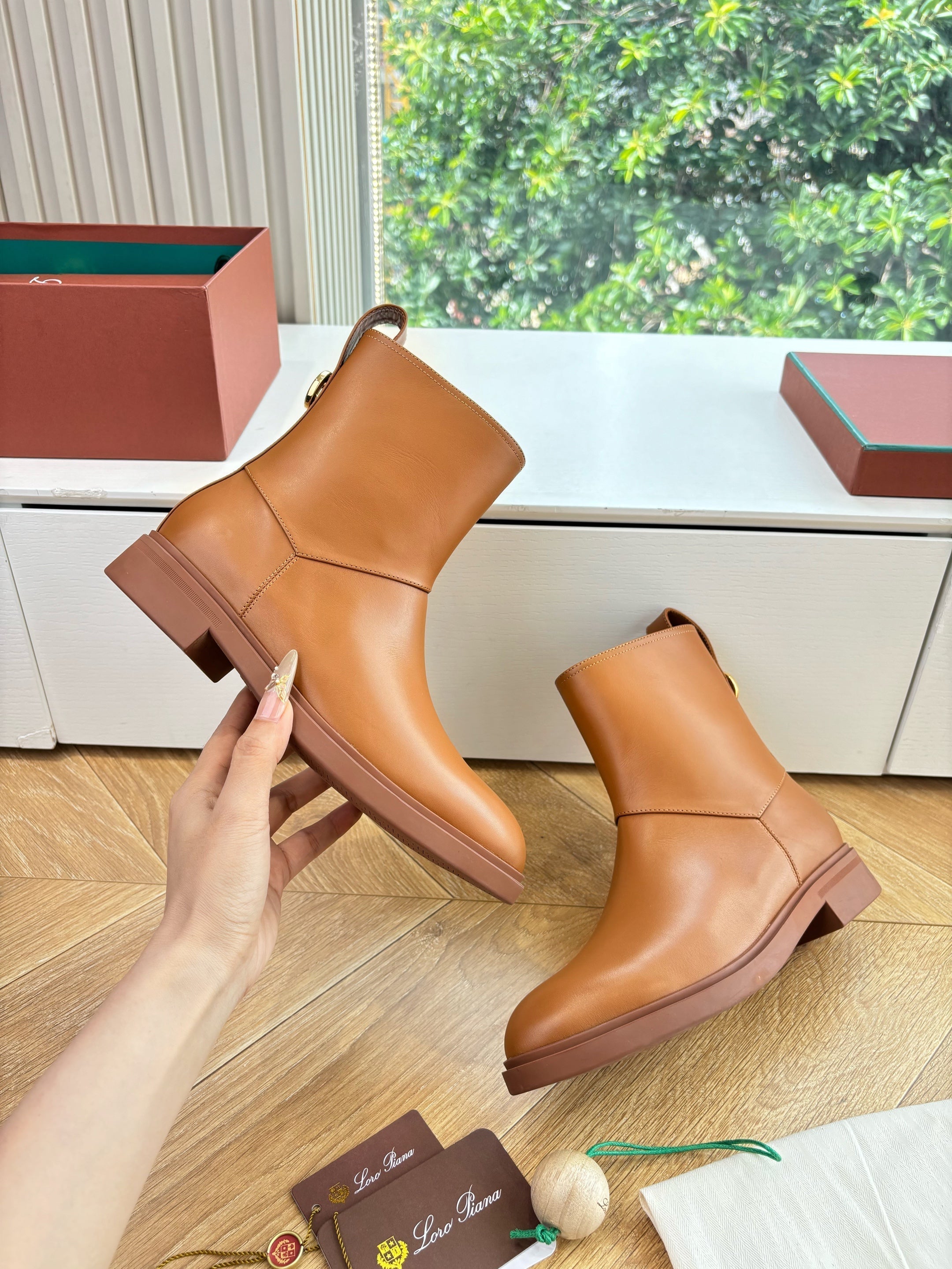 LP Kilda Ankle  Boots Caramel Leather 507408