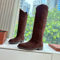 LP Kilda Knee-High Boots Brown Suede 507413