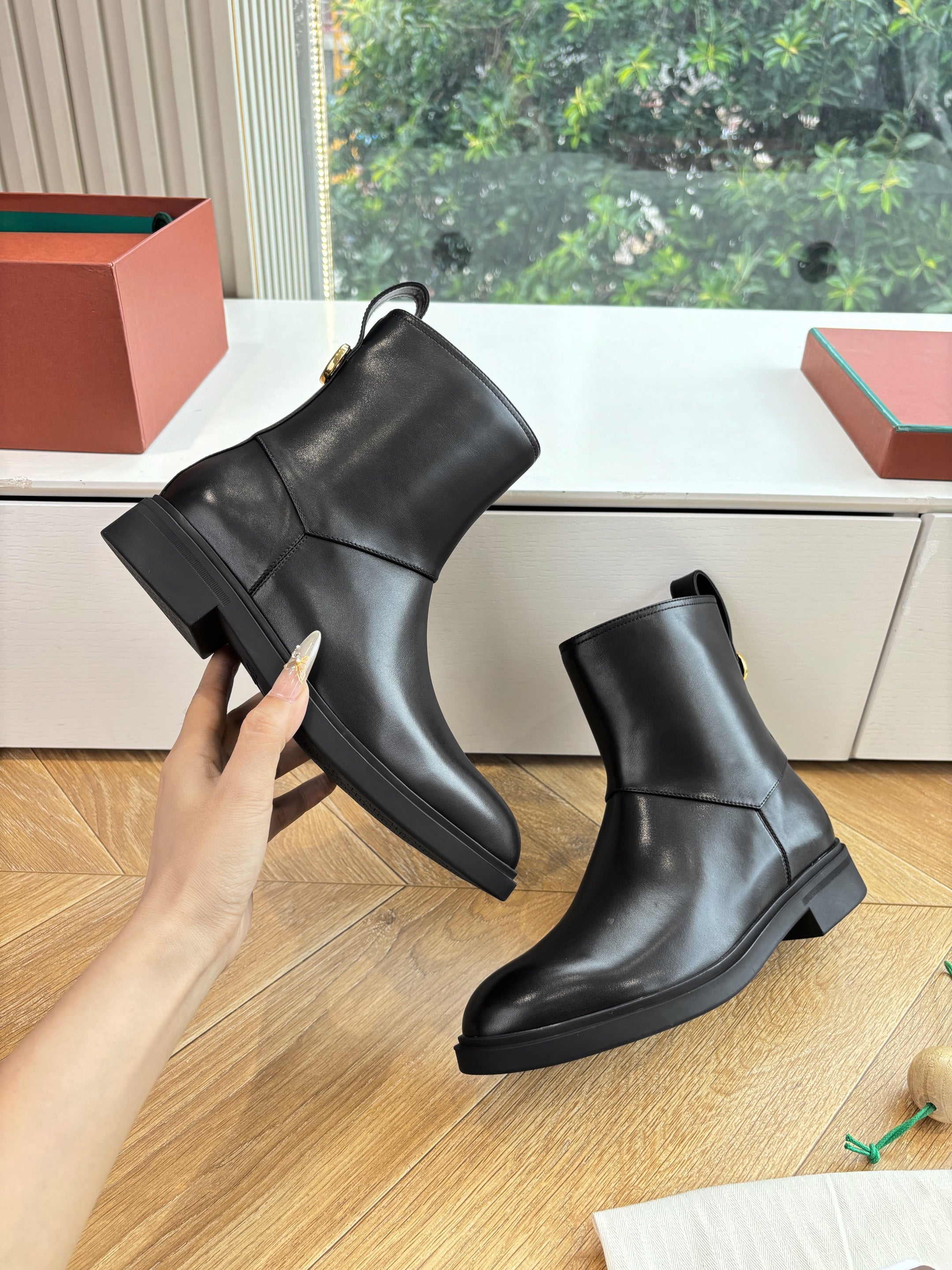LP Kilda Ankle  Boots Black Leather 507409