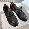 The Row 2025 Mary Jane Loafer Black Cowhide 549360