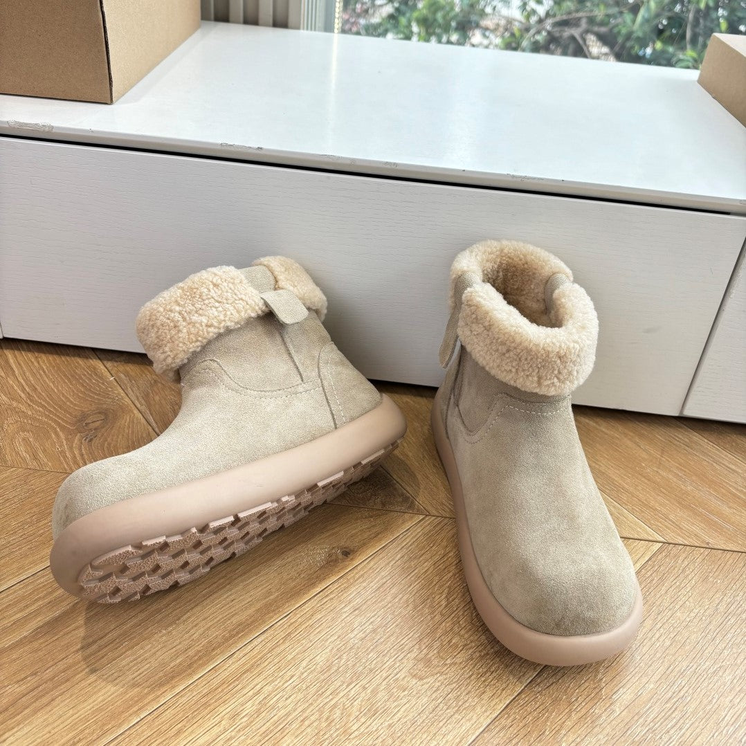 UGG Jorie Boots Warm Beige Wool Suede 525942