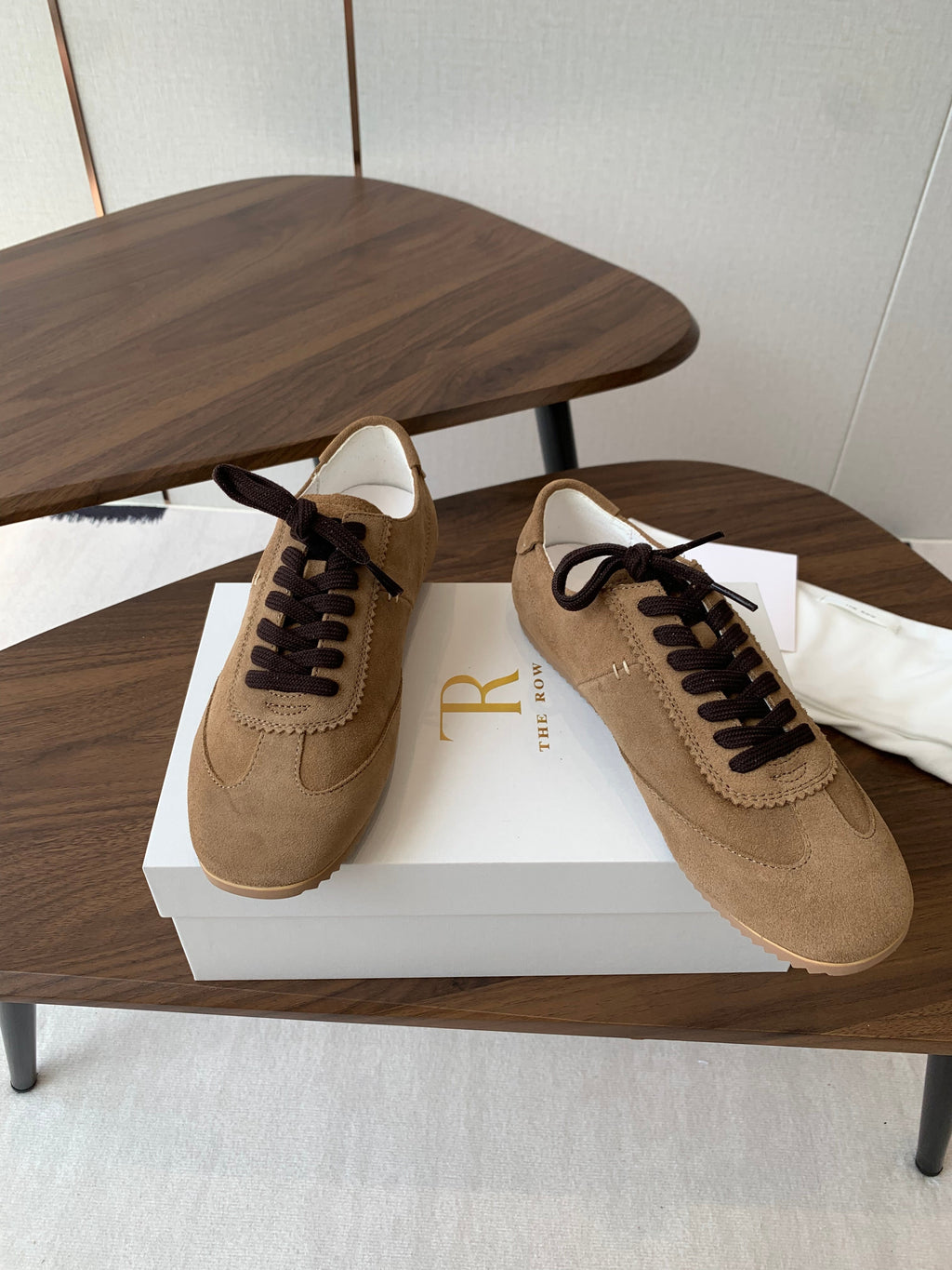 The Row Sneakers Brown  Cow Suede 334525