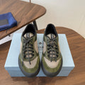 Prada Speedrock Sneakers Olive Green Mesh Fabric 727600