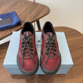 Prada Speedrock Sneakers Red Mesh Fabric 727603