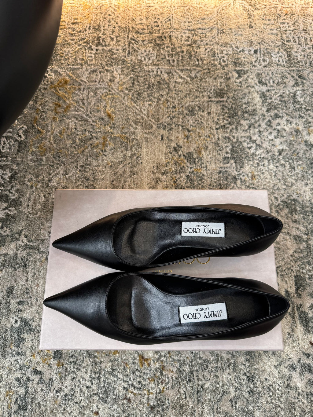 Jimmy Amelia Pumps 35mm Black Sheepskin 430937