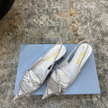 Prada 26s Slingback 6cm White Cowhide 804085