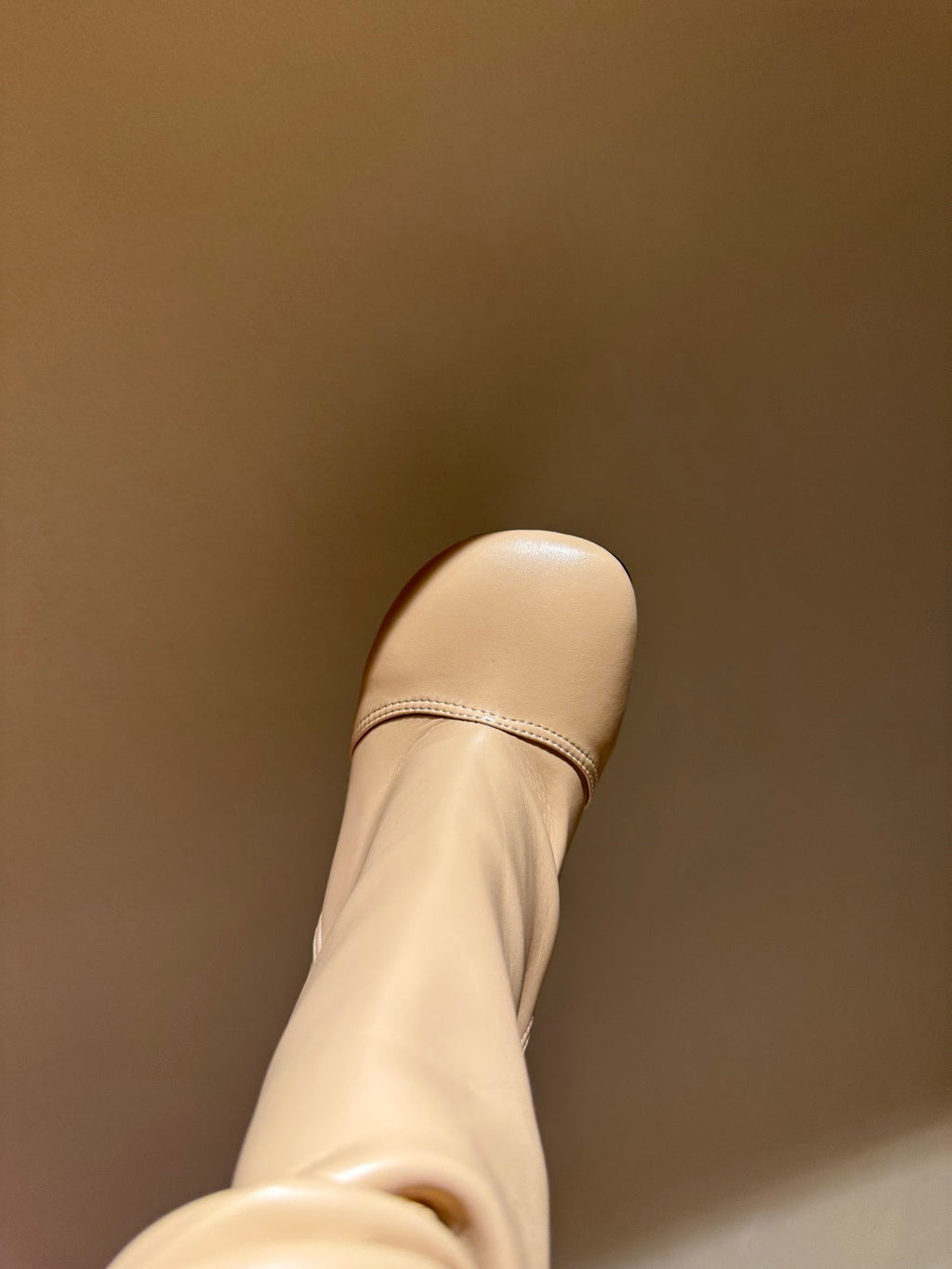 Loewe Toy Over Boots Beige Leather 524995