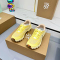 Loewe 26s Cloudsolo Sneakers Light Yellow Mesh