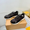 LV Drop Sneaker Black Fabric Suede  837935
