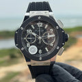 Hublot Big Bang Unico 43mm Titanium Ceramic Black Rubber Strap Watch