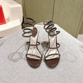 RC 25 Snake-Shaped Charming Brown Silk Rhinestones 268049