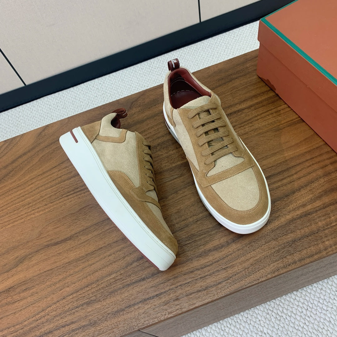 LP NEWPORT WALK SNEAKERS LIGHT BROWN SUEDE