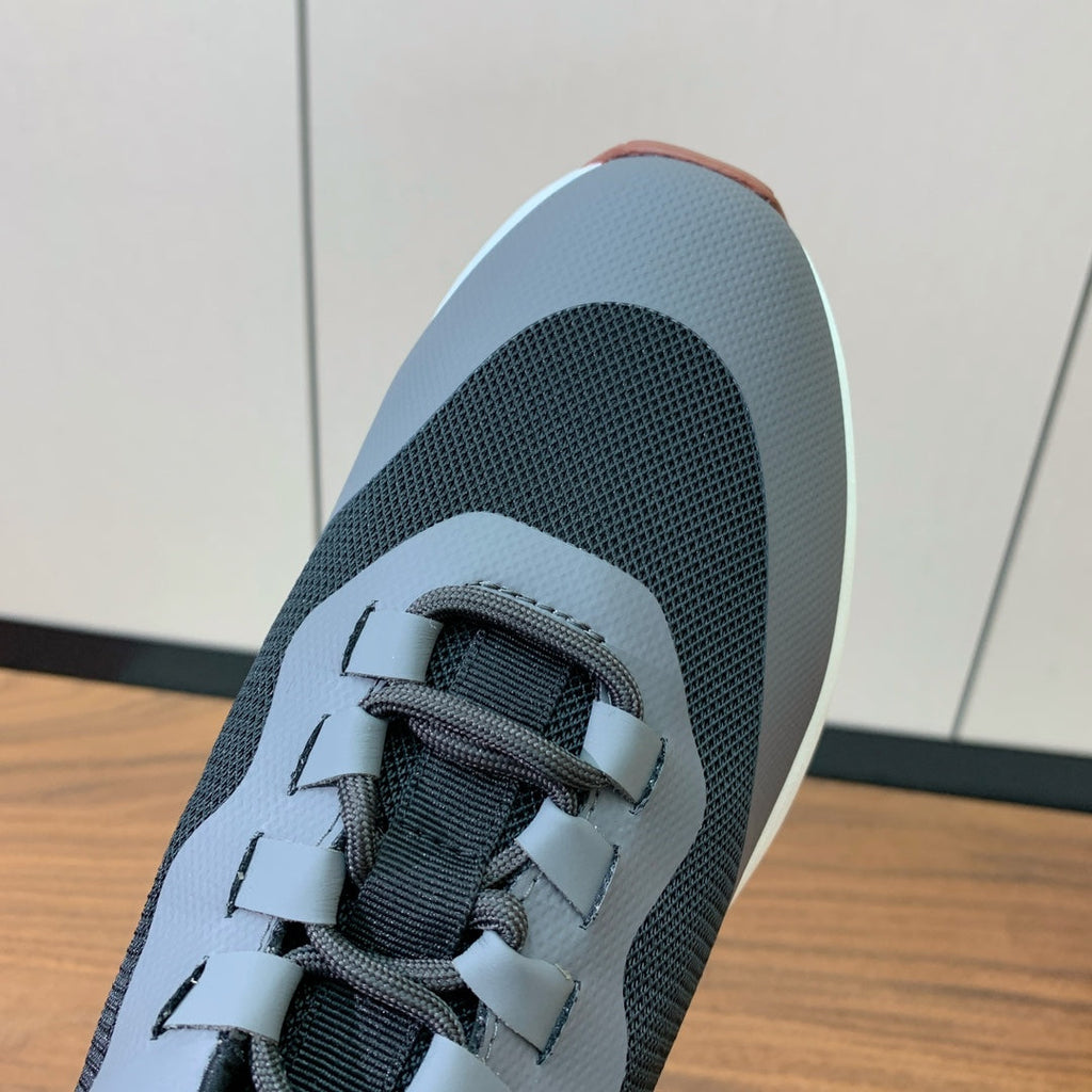 LP Week-End Walk Sneaker In Grey Black Mix Blue Mesh Fabric 984408