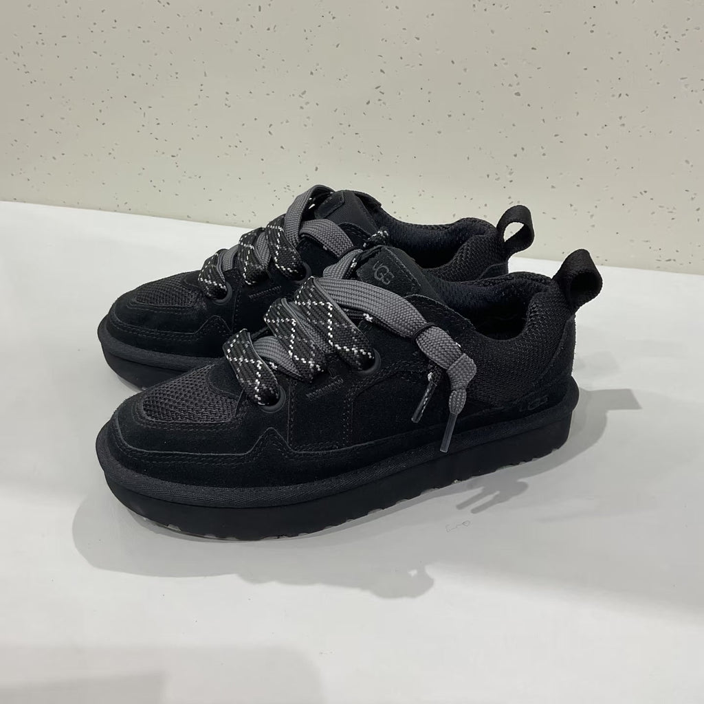 UGG Minimel Casual Sneakers Black Suede Mesh 664859