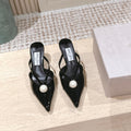 Jimmy Sana Mule 50mm Black Patent Leather 431843