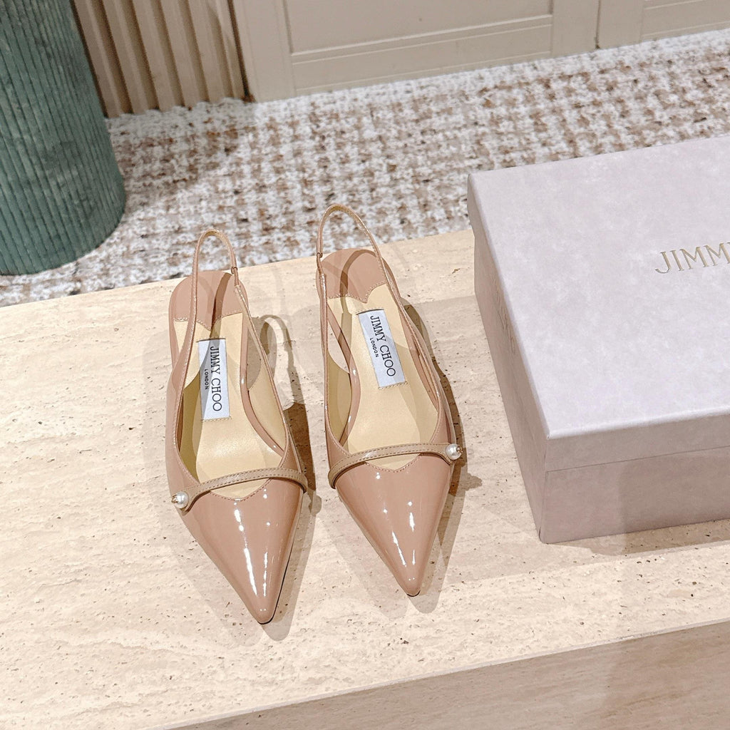 Jimmy 25 Amita Slingback 45mm Ballet Pink Patent Leather 431859