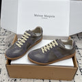 MM6 Replica Casual Sneaker Dark Grey Sheepskin Suede 881190