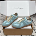 MM6 Replica Casual Sneaker Light Blue Sheepskin Suede 881191