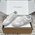 MM6 Replica Casual Sneaker White Sheepskin Suede 881195