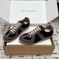 MM6 Replica Casual Sneaker Coffee Black Suede 881198