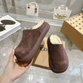 UGG Classic Ultra Mini Mule Reddish Brown Wool Suede 518882