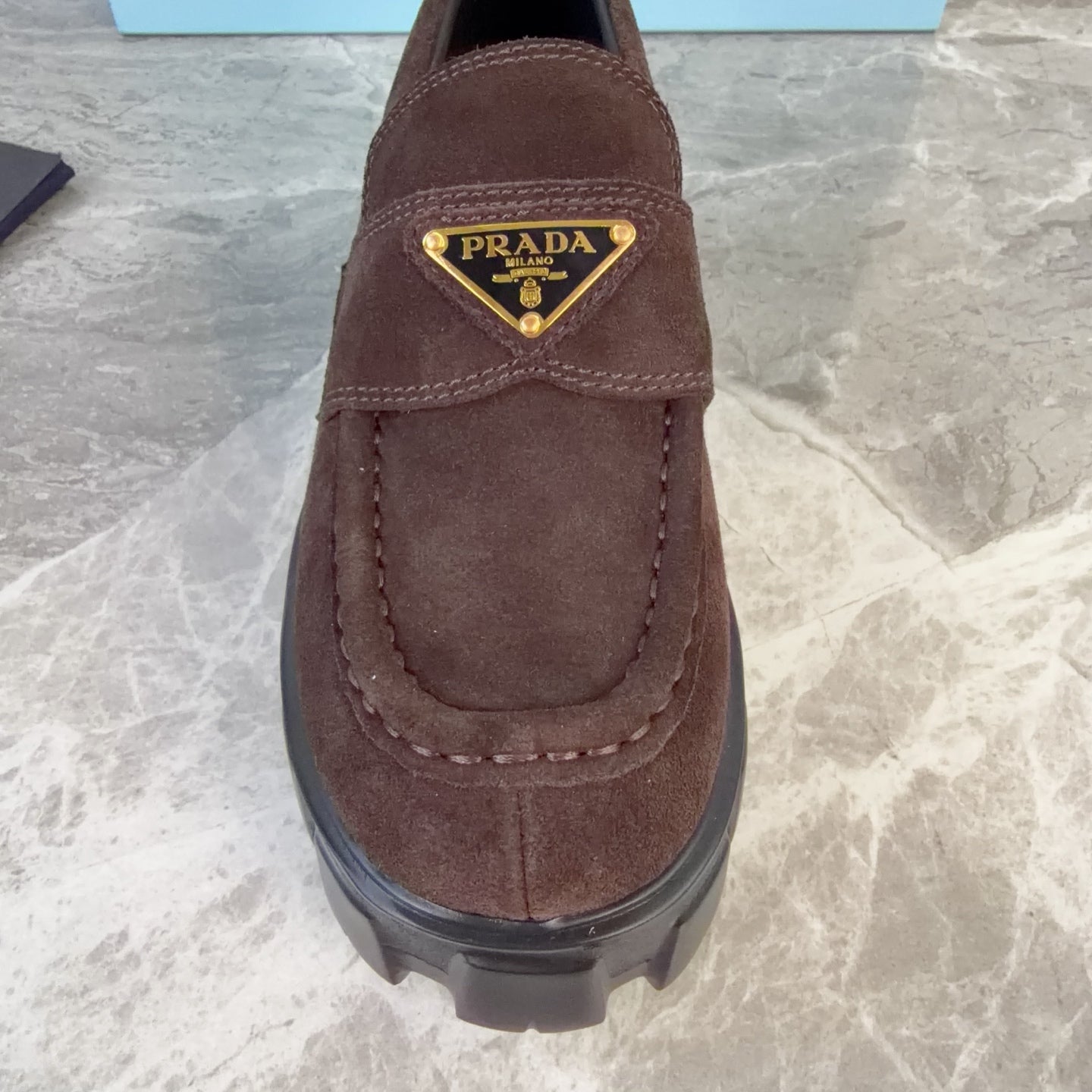 Pra 26s Loafer Brown Suede Leather 635164