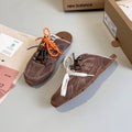 Miu x NB 530 SL Mules Dark Brown Suede Leather 642516