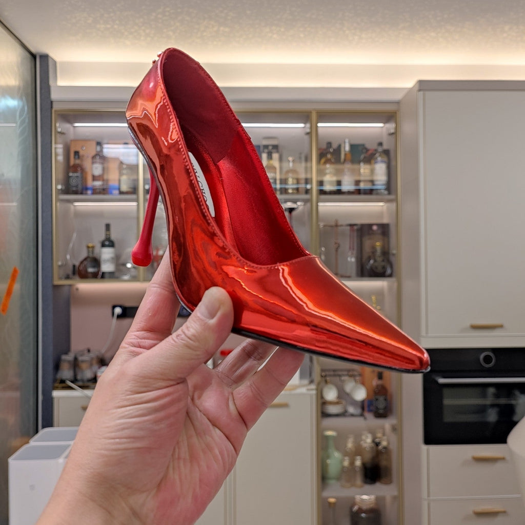 Jimmy 25 Love 100 Pump Red Patent Leather 240039