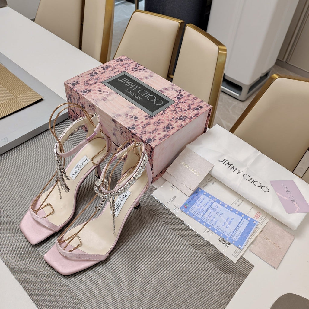 Jimmy 25 Verity Sandal 70 Lemonade Pink Silk 240035
