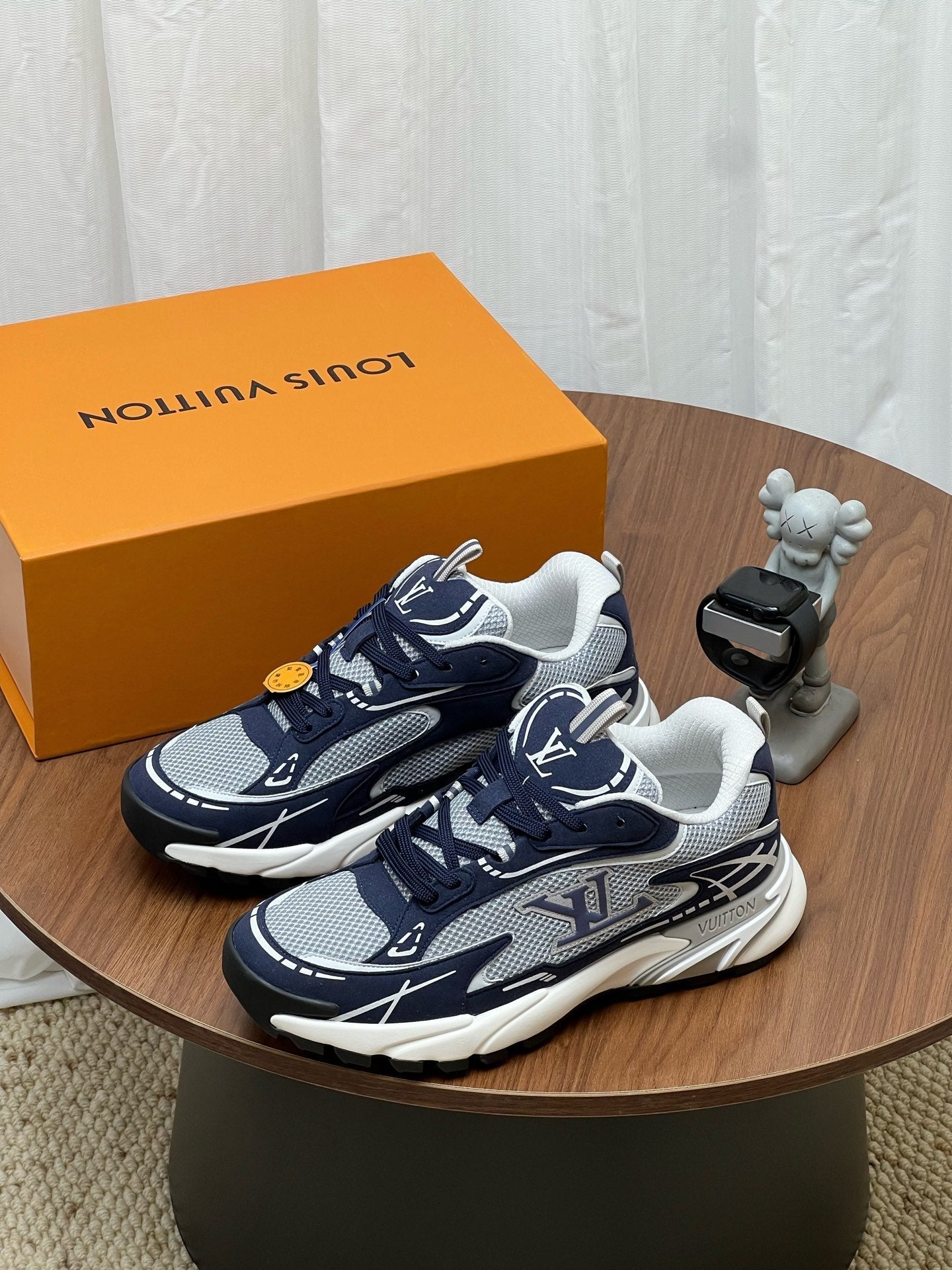 LV Tatic Runner Sneaker Dark Blue Mesh Fabric 846543