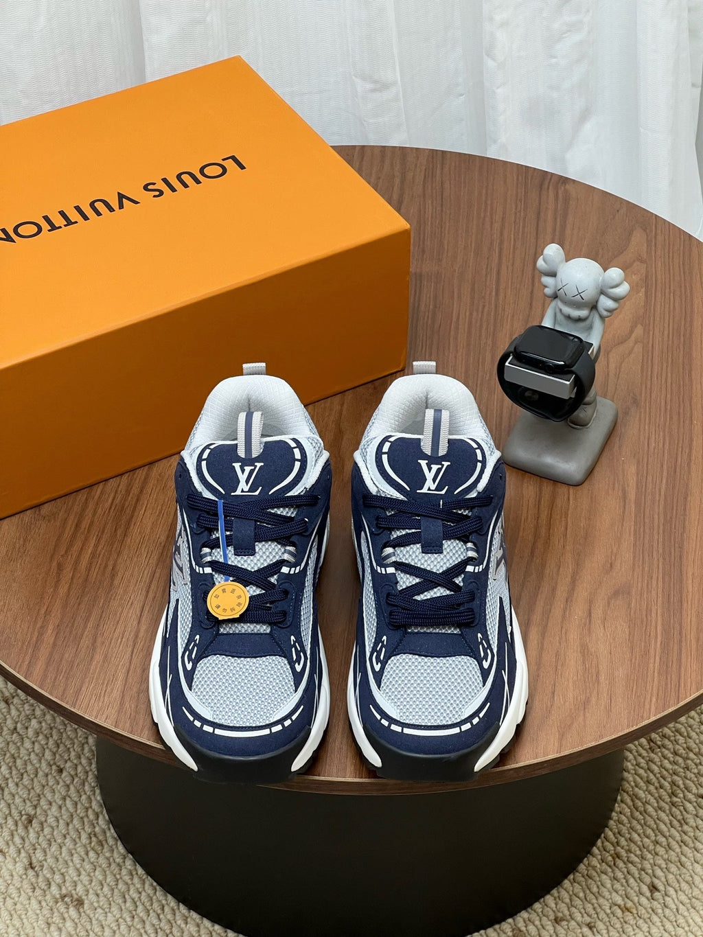 LV Tatic Runner Sneaker Dark Blue Mesh Fabric 846543