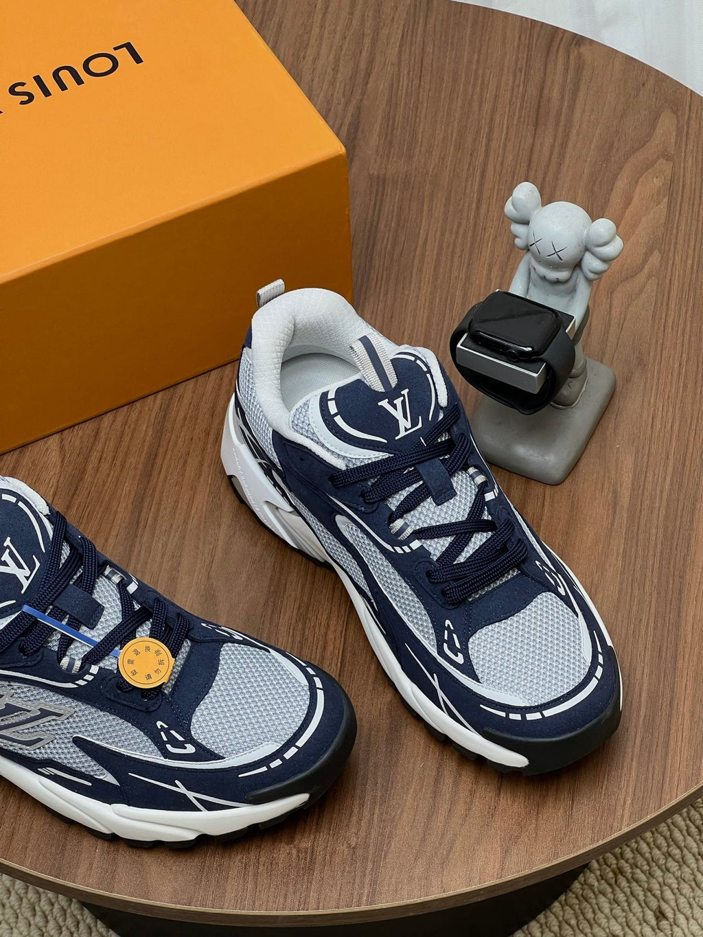 LV Tatic Runner Sneaker Dark Blue Mesh Fabric 846543