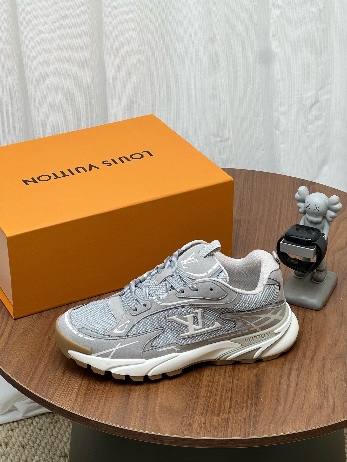LV Tatic Runner Sneaker Grey Mesh Fabric 846546