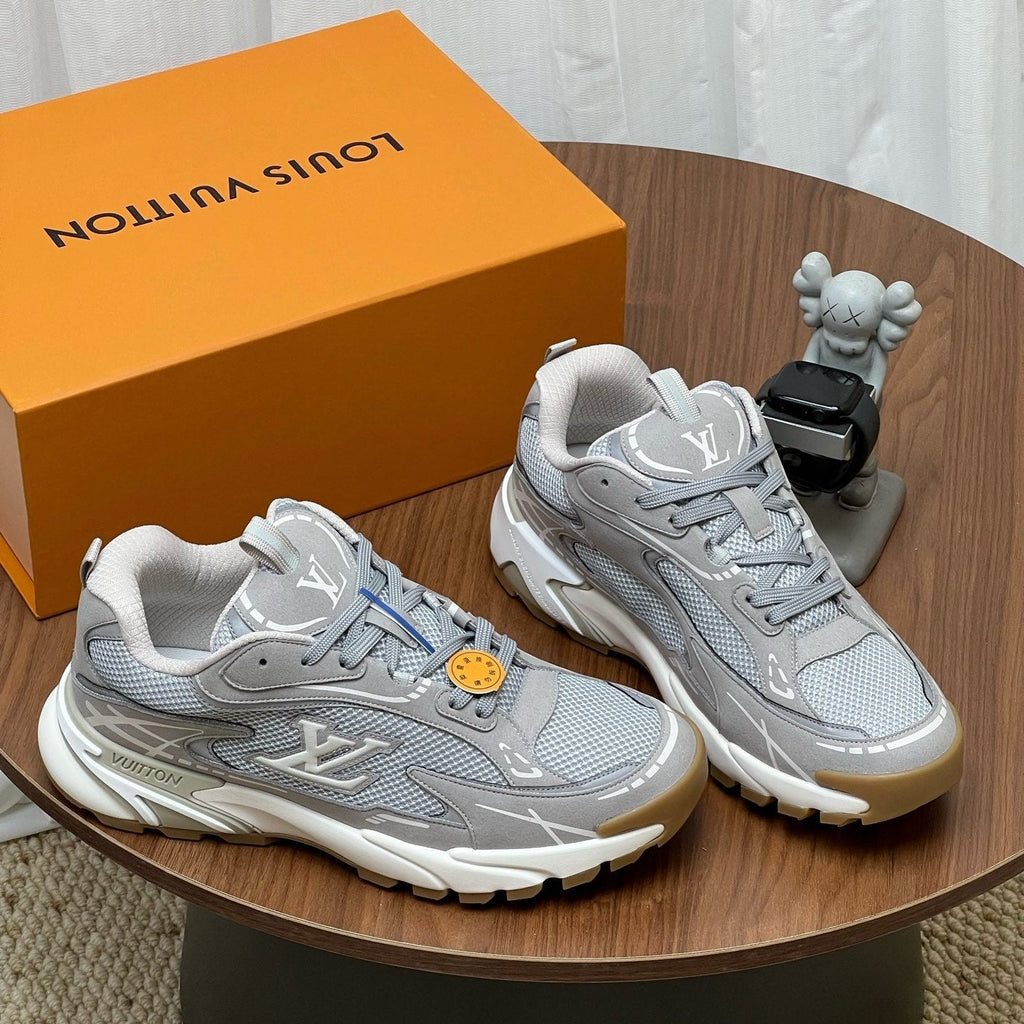 LV Tatic Runner Sneaker Grey Mesh Fabric 846546