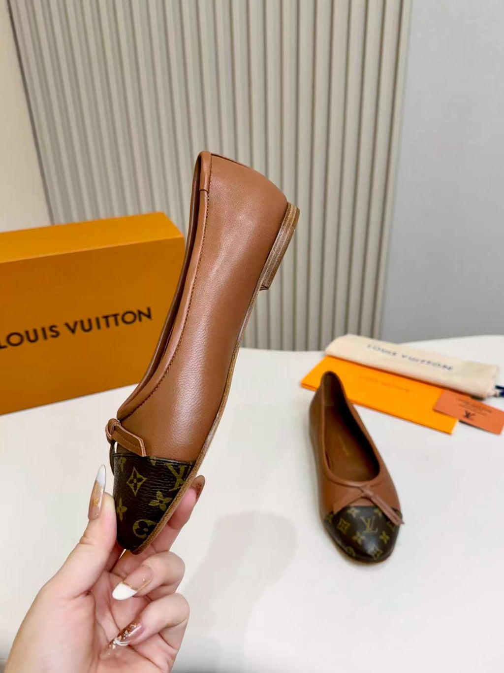 LV Darling Ballerina Tan Brown Cowhide 847107