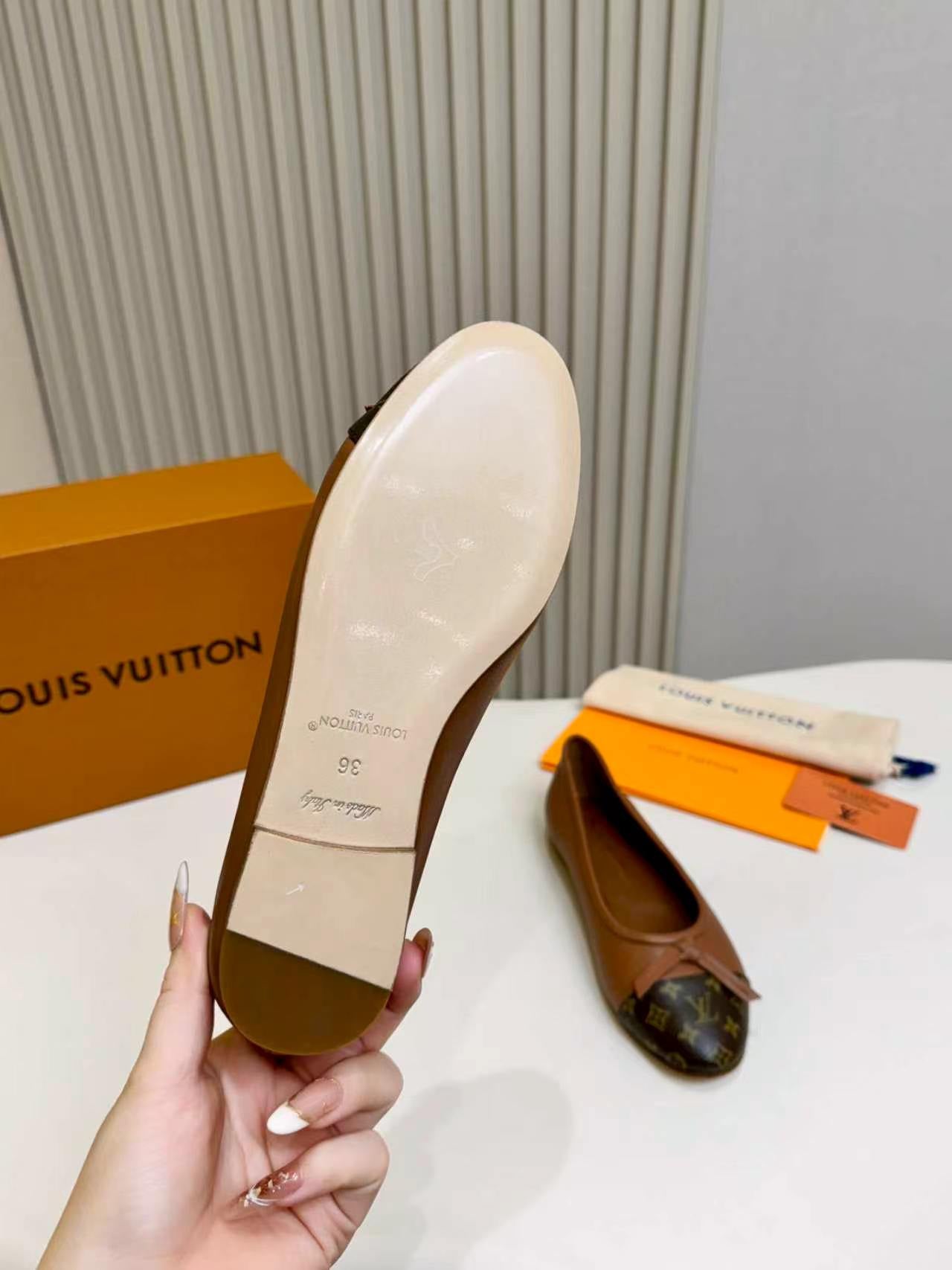 LV Darling Ballerina Tan Brown Cowhide 847107