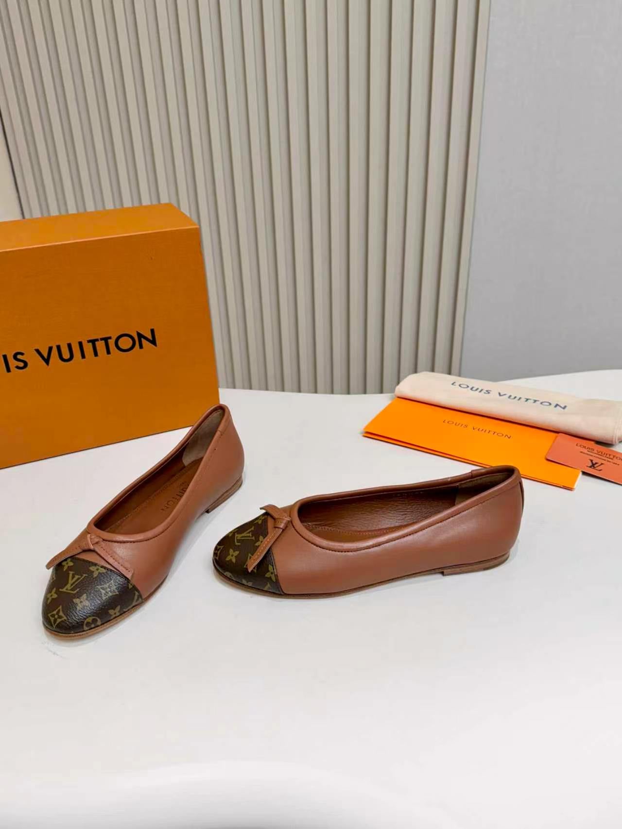 LV Darling Ballerina Tan Brown Cowhide 847107