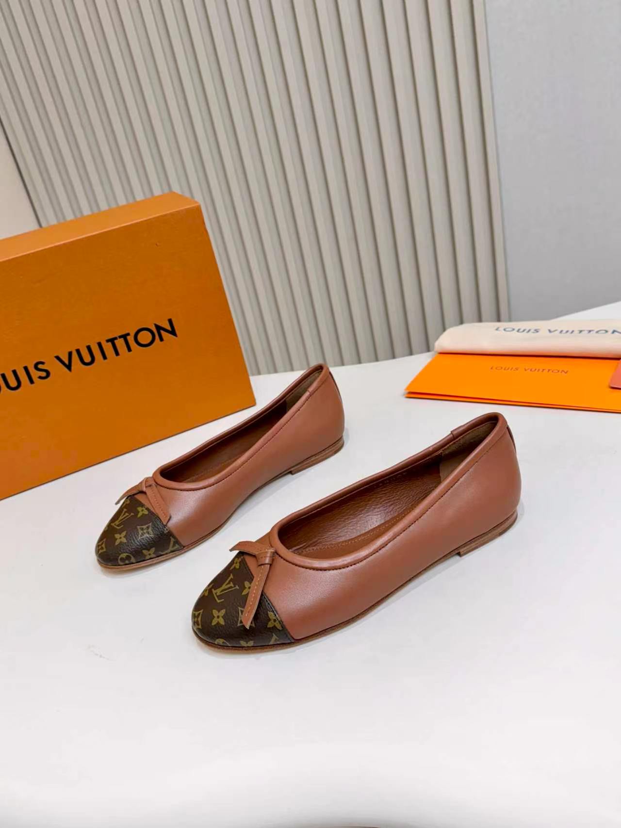 LV Darling Ballerina Tan Brown Cowhide 847107