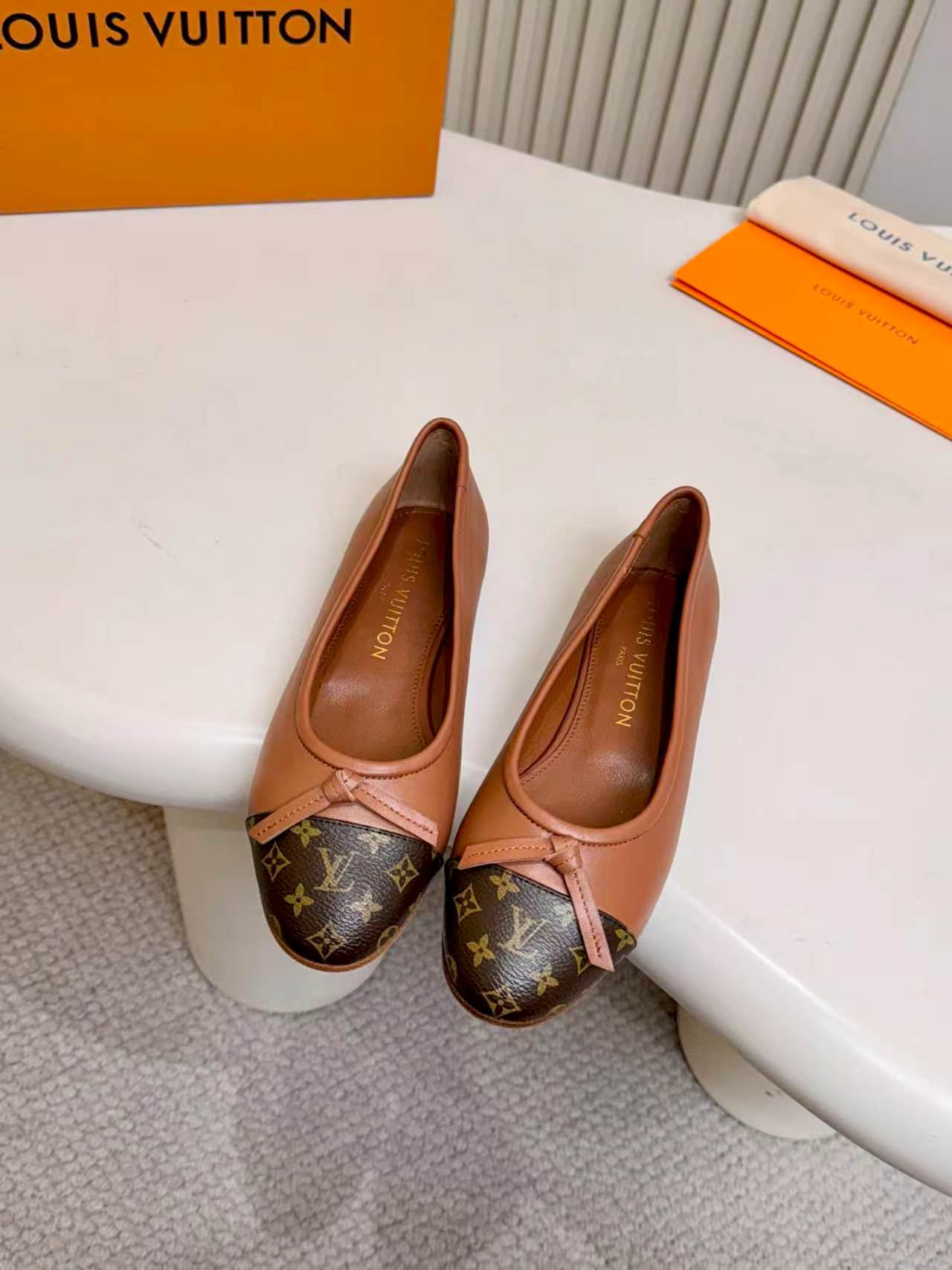 LV Darling Ballerina Tan Brown Cowhide 847107