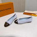 LV Darling Ballerina Light Slate Blue Suede 847111