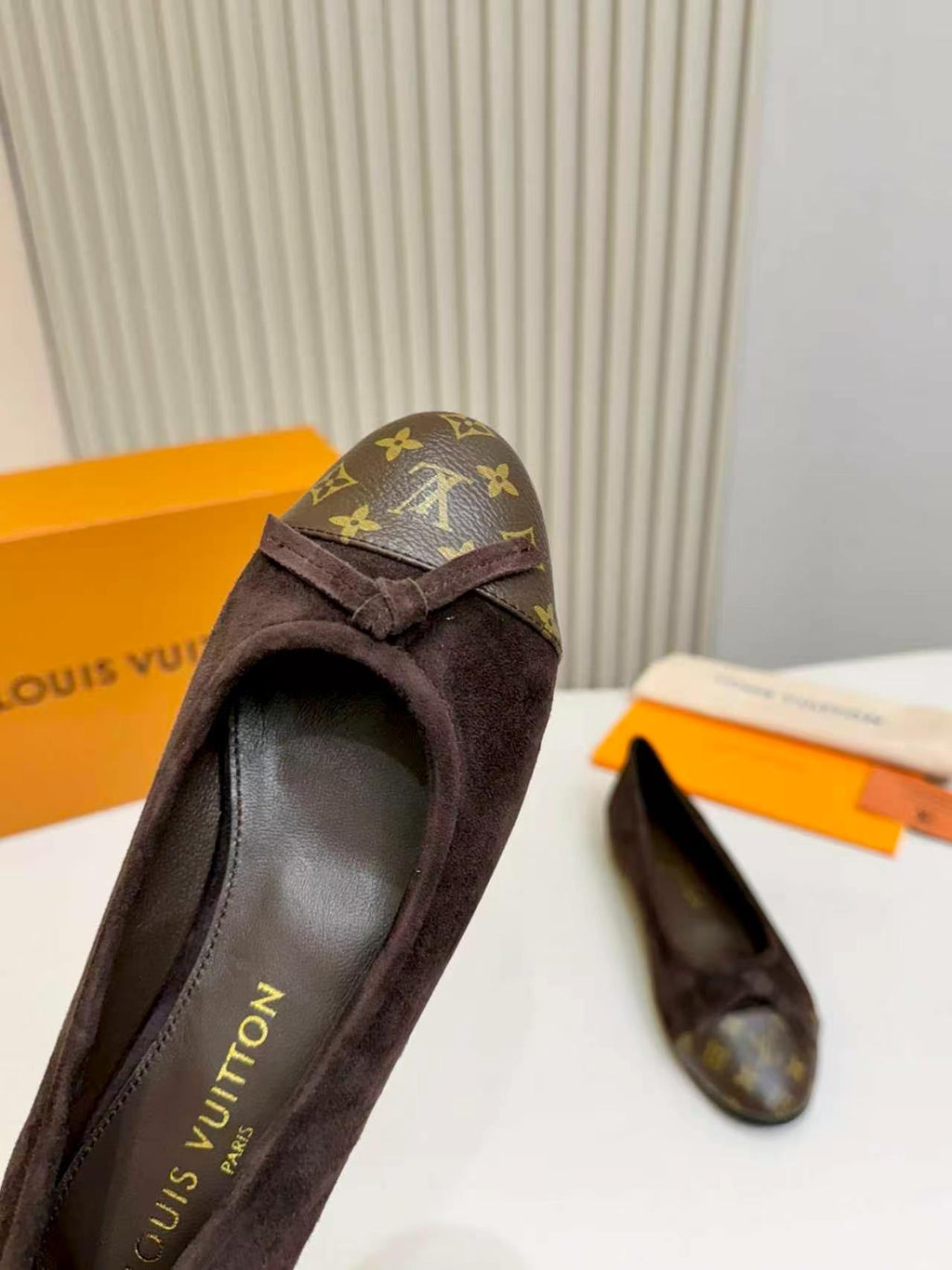 LV Darling Ballerina Dark Coffee Suede 847112