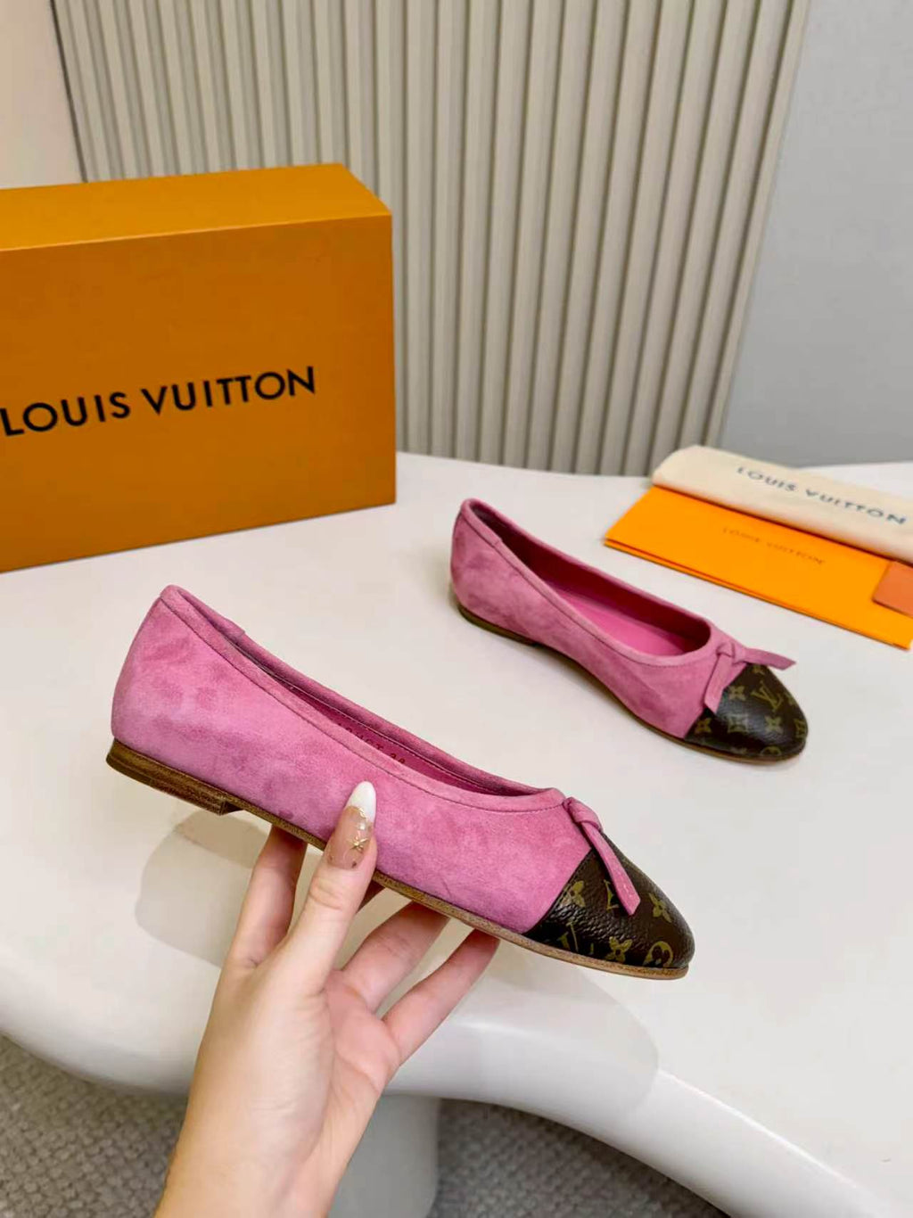 LV Darling Ballerina Pink Suede 847114