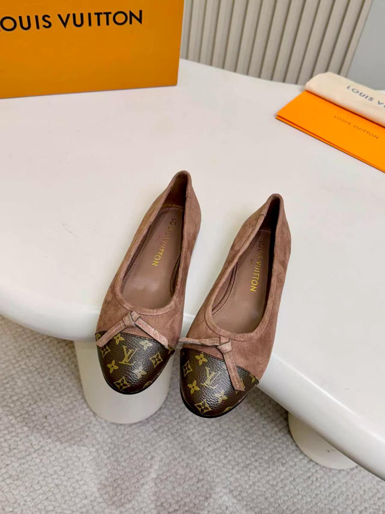 LV Darling Ballerina Coffee Suede 847115