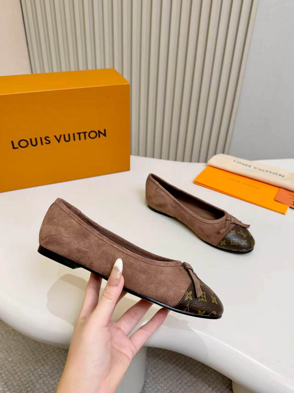 LV Darling Ballerina Coffee Suede 847115