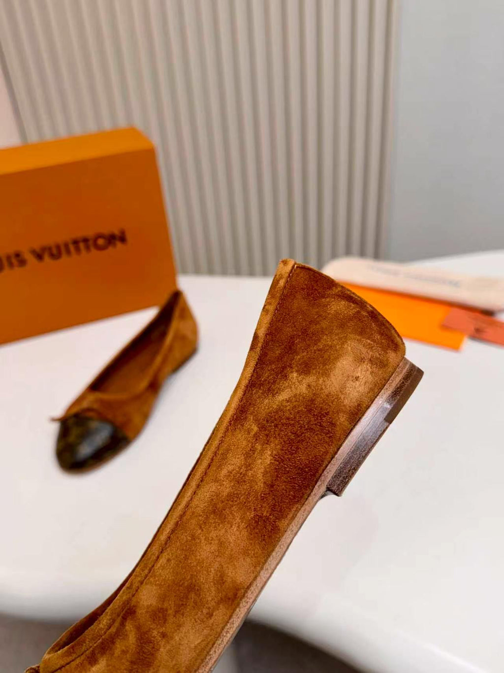 LV Darling Ballerina Brown Suede 847116