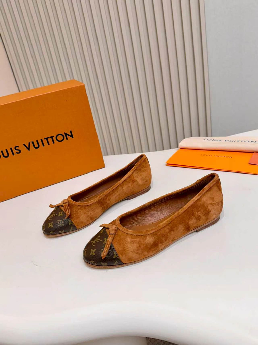 LV Darling Ballerina Brown Suede 847116