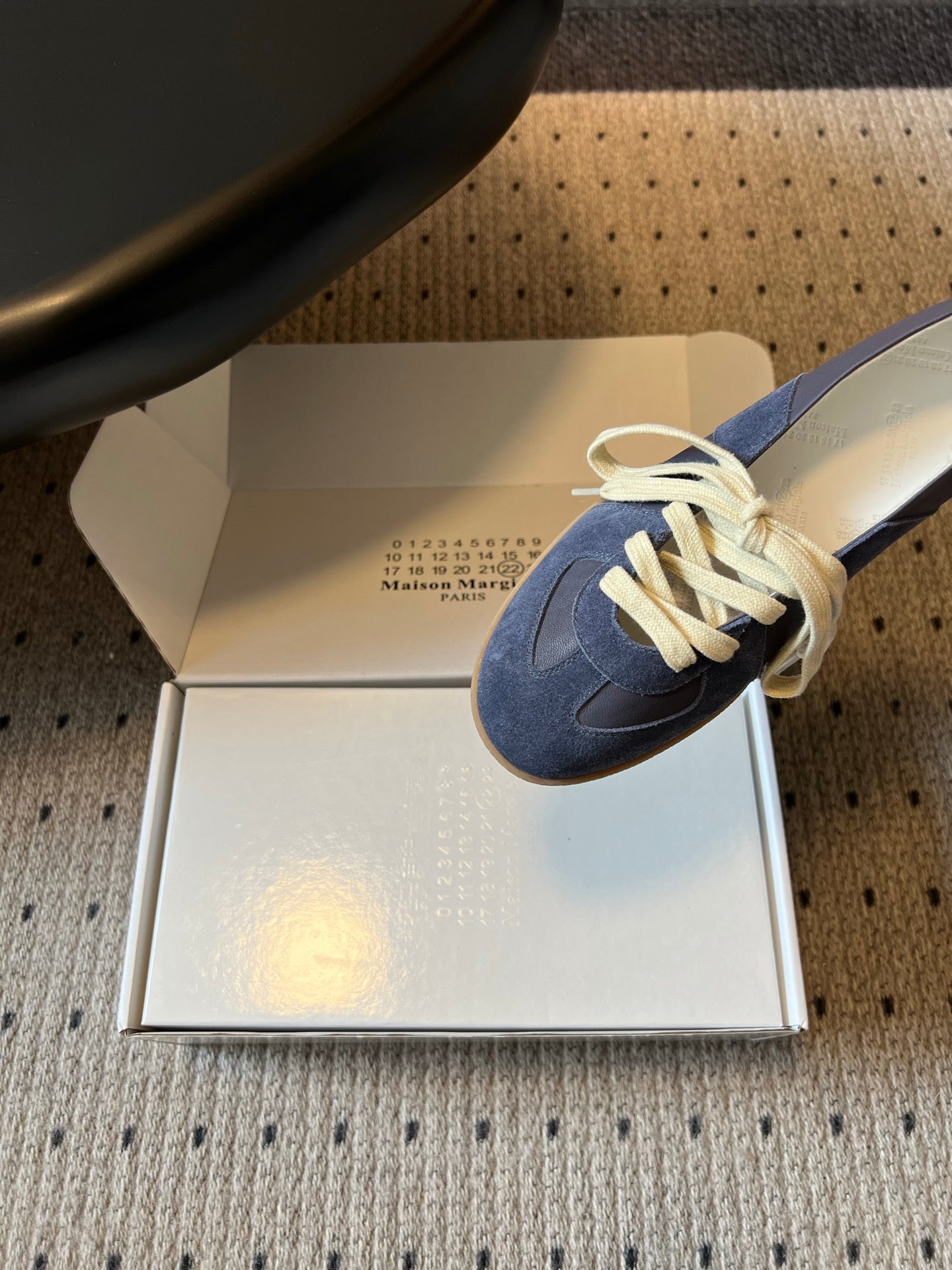 Maison Margiela Replica Sneakers Blue Suede 803726