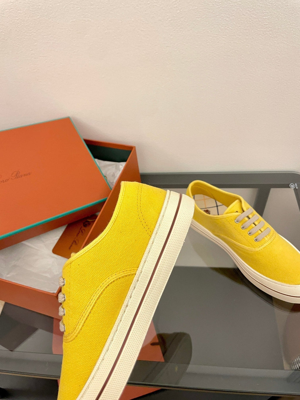 LP Nantucket Walk Sneaker Yellow Cotton 723197
