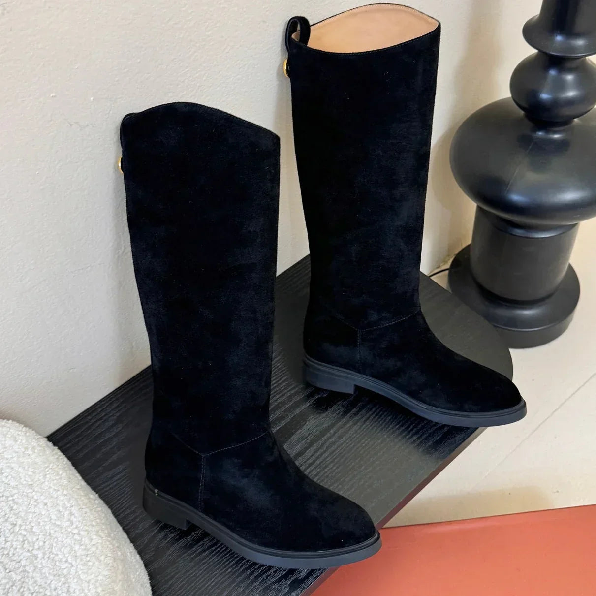 LP 26SS High Boot Black Suede 580941