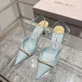 Jimmy Camila Pumps 65mm Light Blue Patent Leather 422445